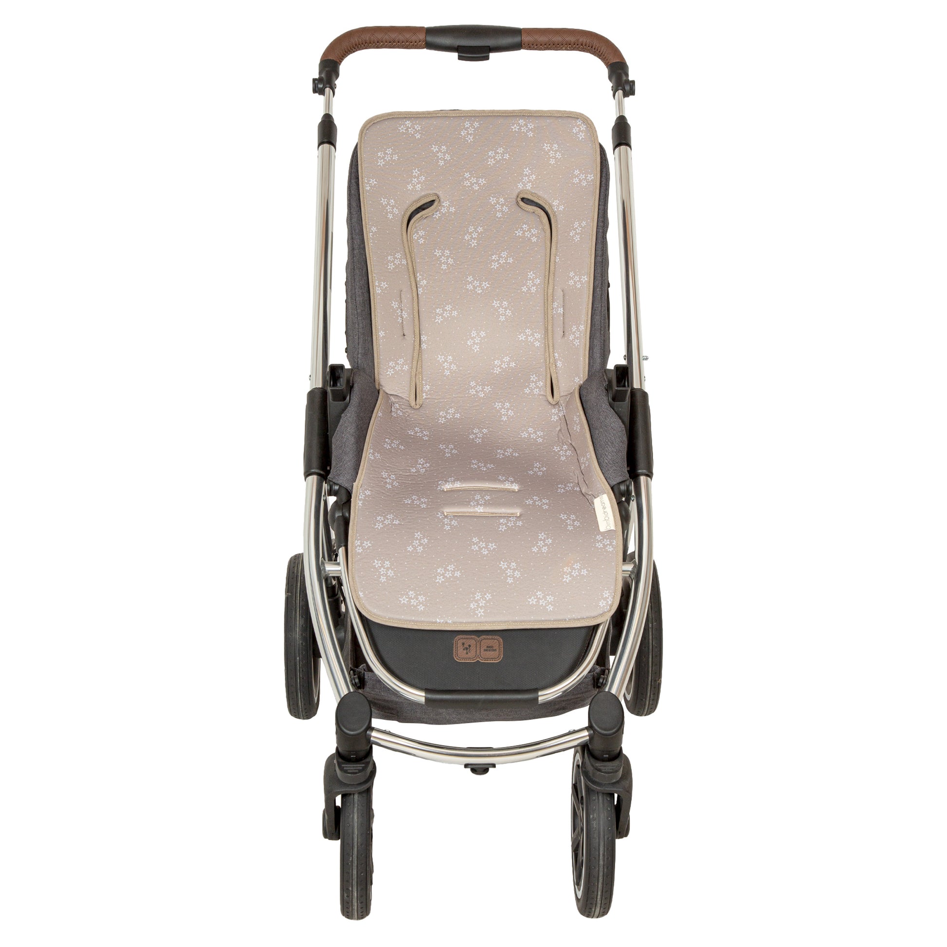 Colchoneta silla paseo estampada Stars Lino 35x83