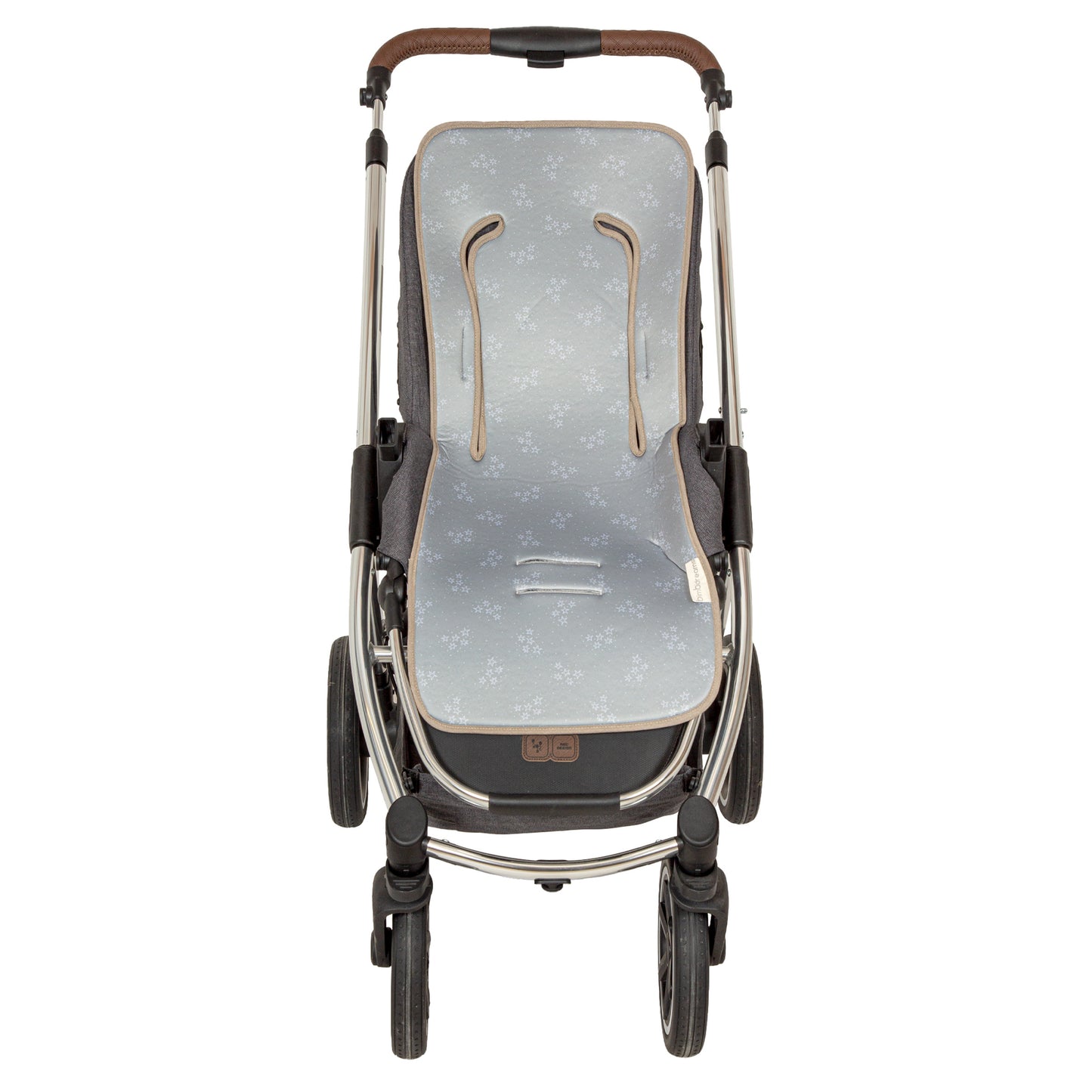 Colchoneta silla paseo estampada Stars Verde 35x83