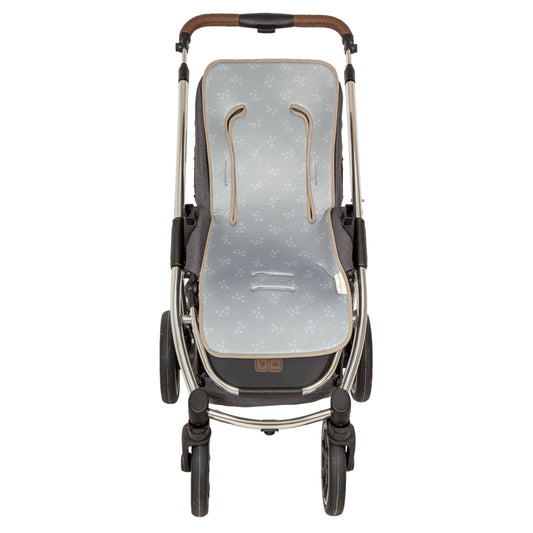 Colchoneta silla paseo estampada Stars Verde 35x83