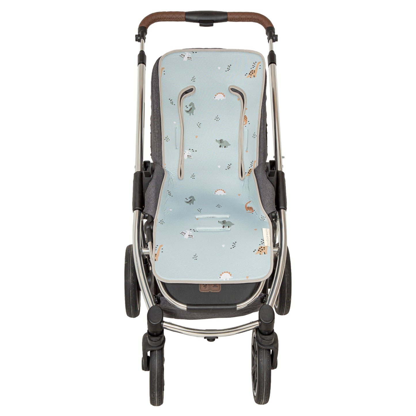 Colchoneta silla paseo estampada Bronto Gris 35x83