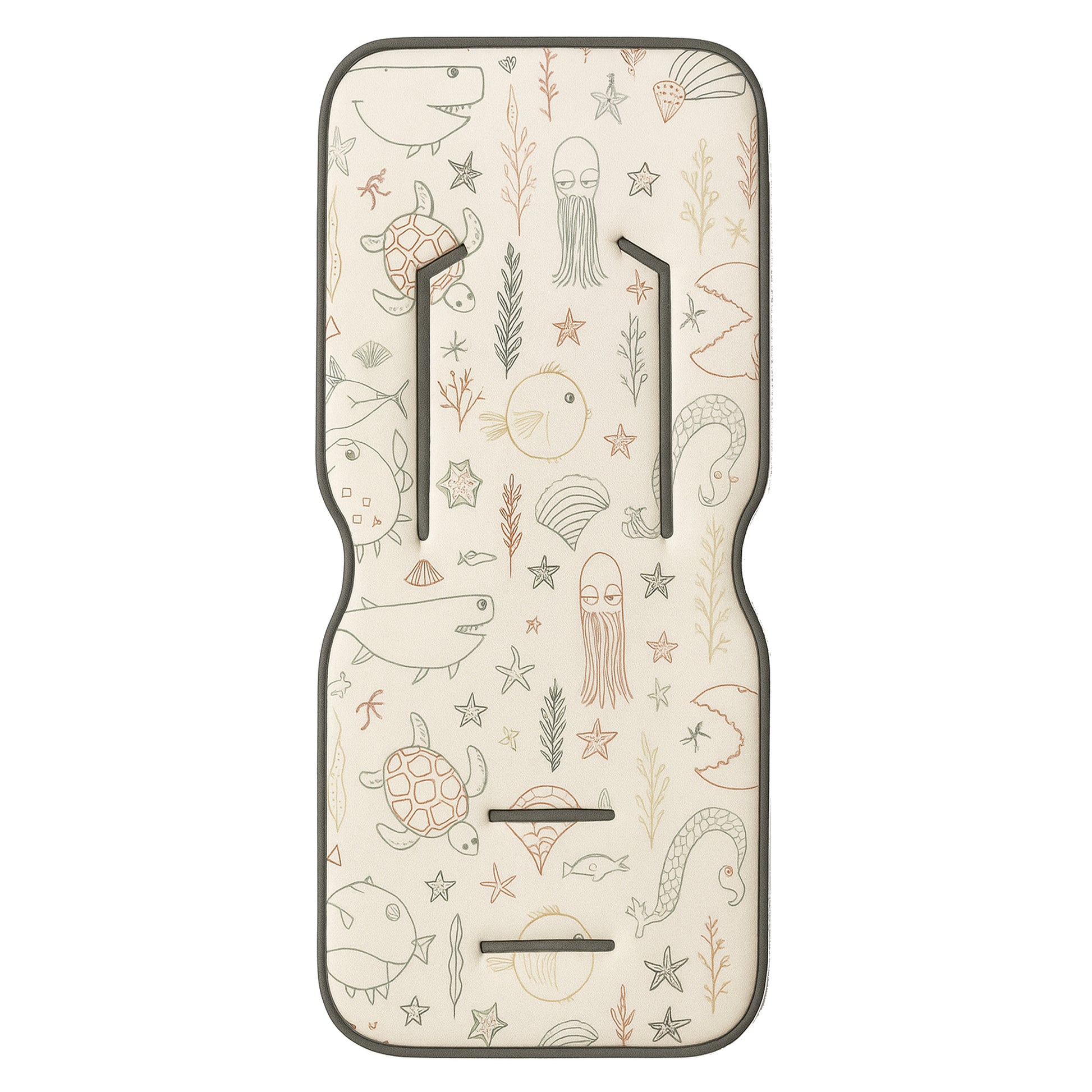 Colchoneta silla paseo estampada Sea Blanco 35x83