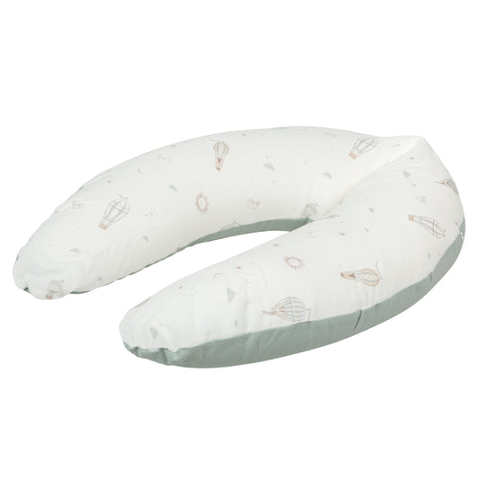 Cojín maternal Blue Sky Blanco Verde 150cm