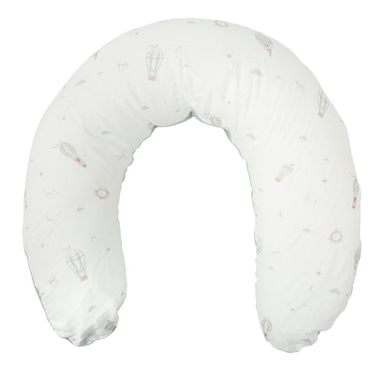 Cojín maternal Blue Sky Blanco Verde 150cm