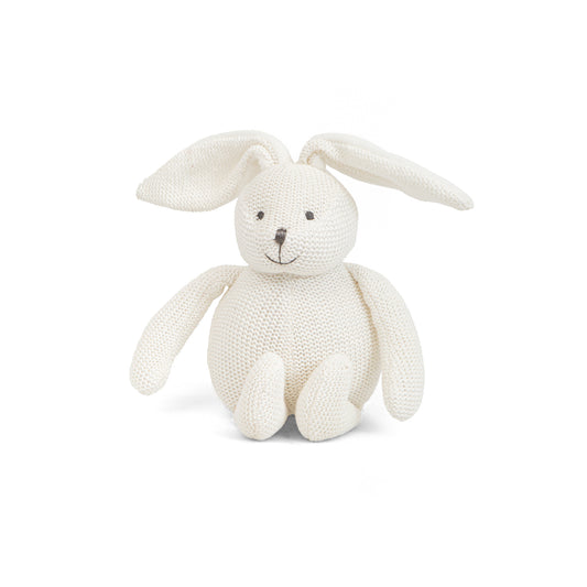 Peluche Conejo Tricot Basics Blanco 25 cm