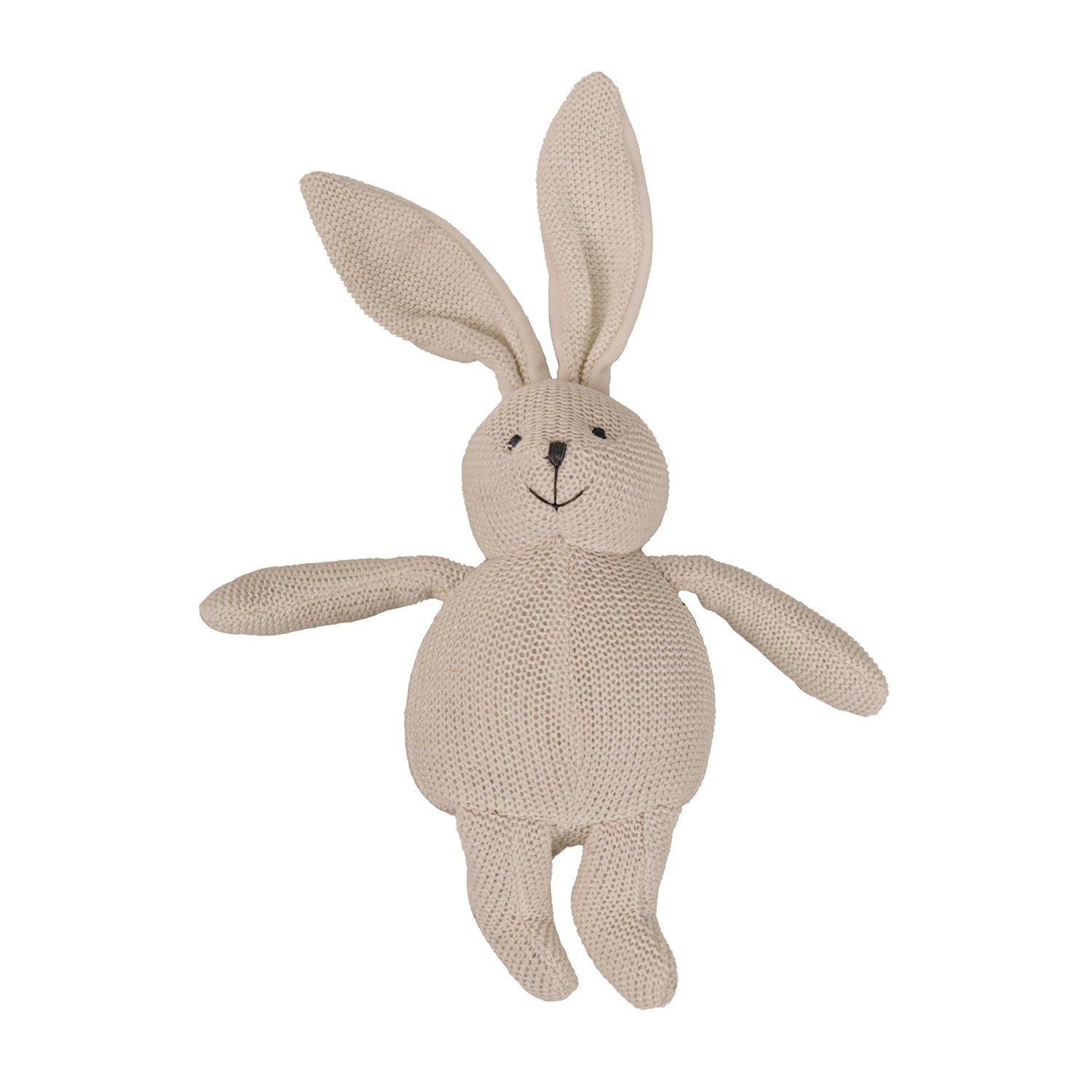 Peluche Conejo Tricot Basics Gris Beig 25 cm