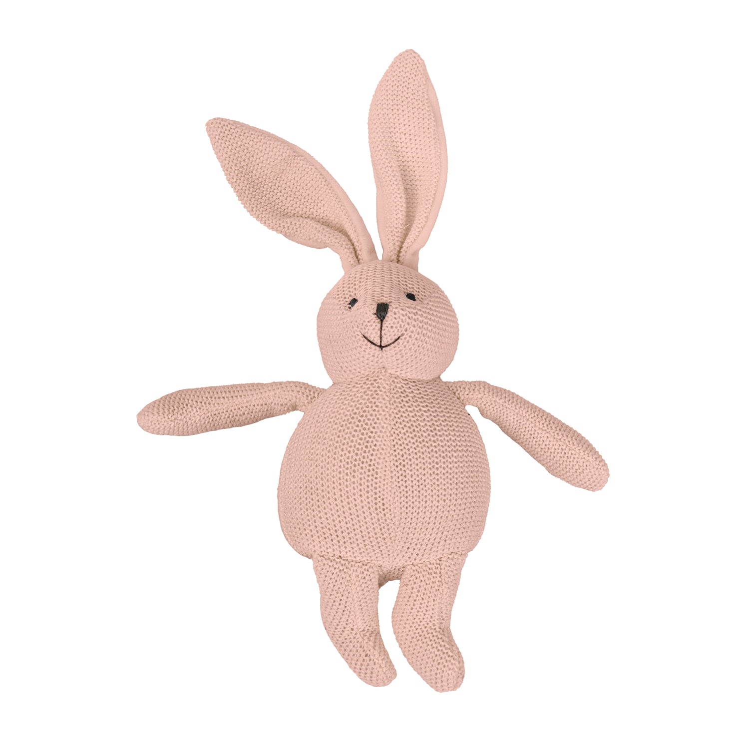 Peluche Conejo Tricot Basics Rosa Empolvado 25 cm