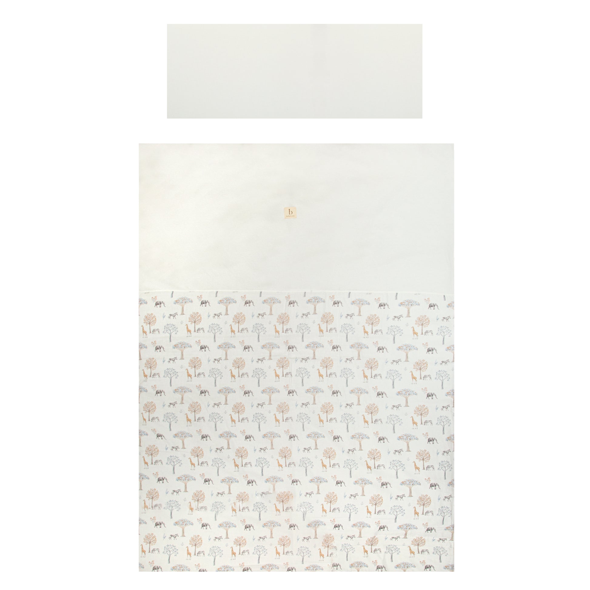 Funda nordica cuna + Funda almohada Tanzania Multicolor 110X155