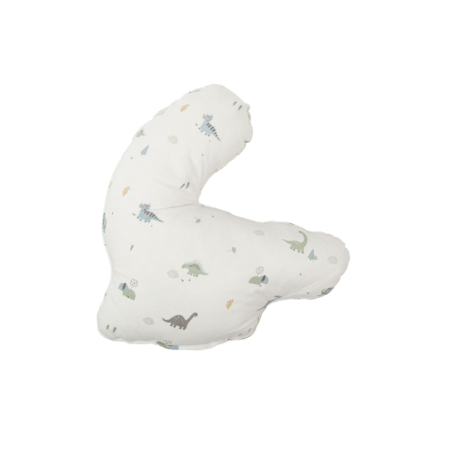 Cojín decorativo bebé Trex Blanco Verde 30x30