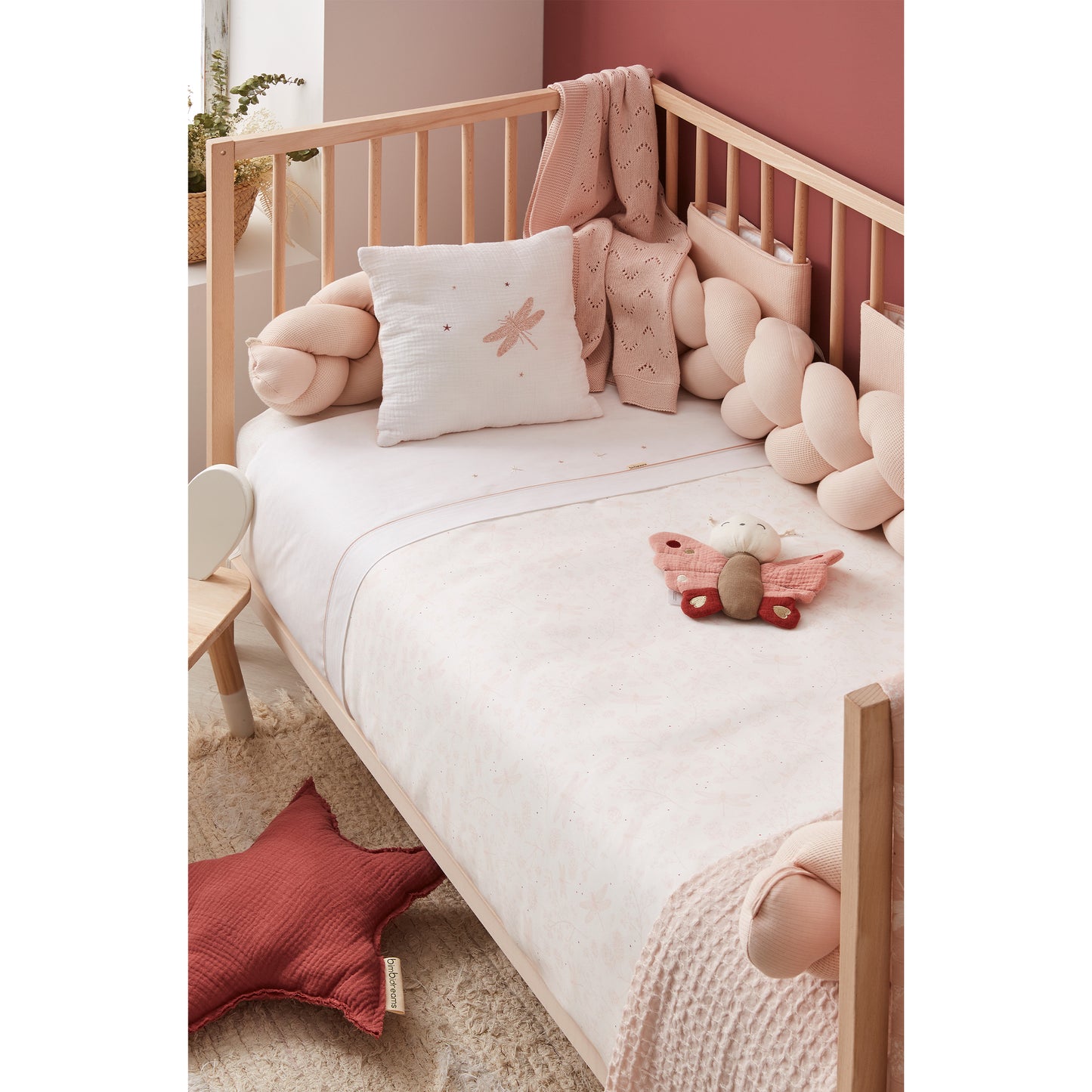 Funda nordica cuna + Relleno + Protector + Funda almohada Dafne