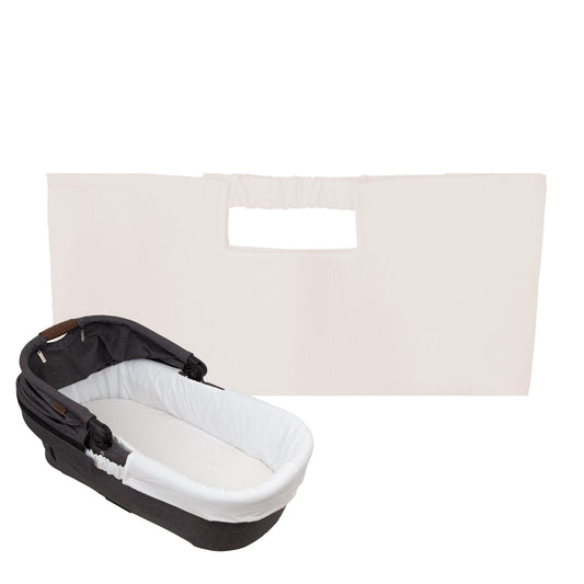 Funda interior capazo Pique Blanco mini/coche 35x40