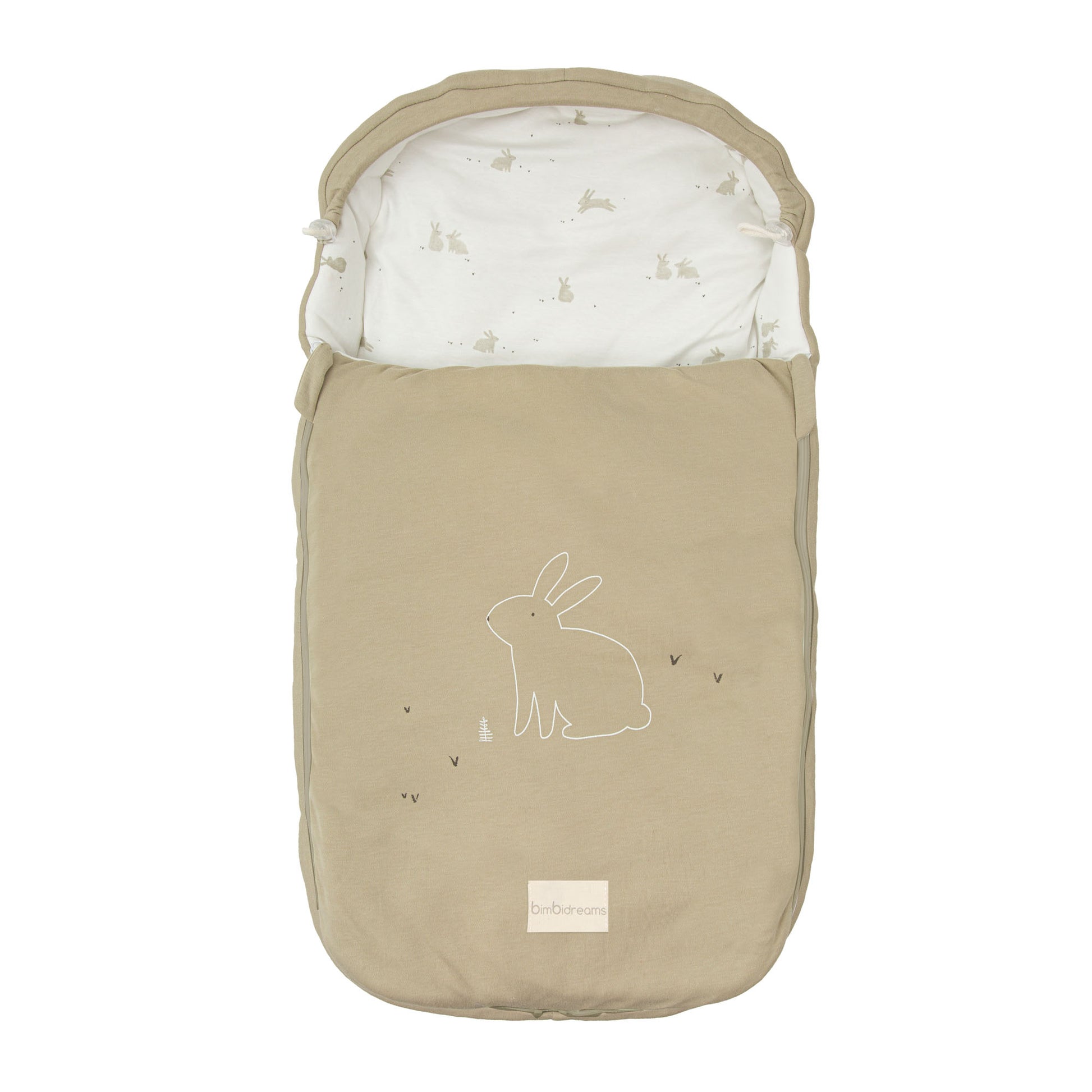 Saco moisés Bunny VM Verde Musgo 35x72