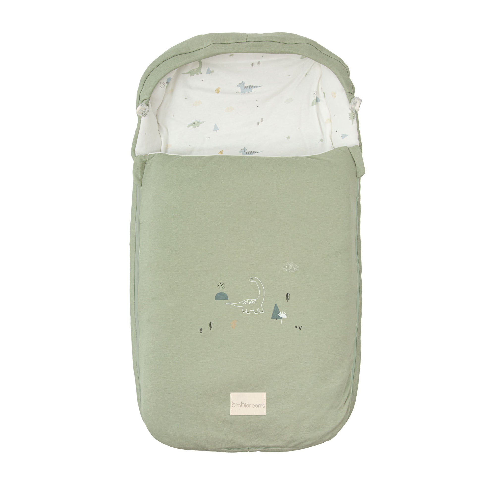 Saco moisés Trex Blanco Verde 35x72