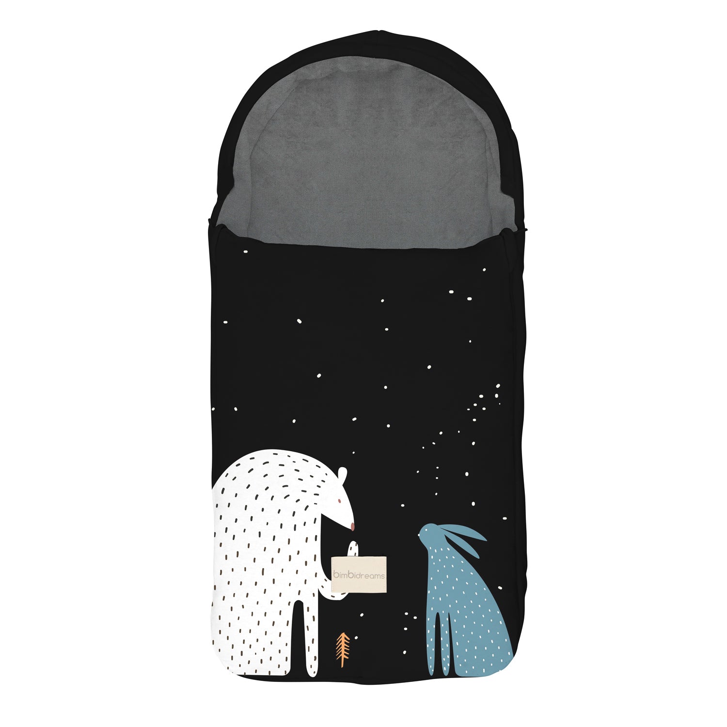 Saco moisés Kids Negro 35x72