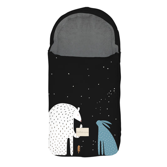 Saco moisés Kids Negro 35x72