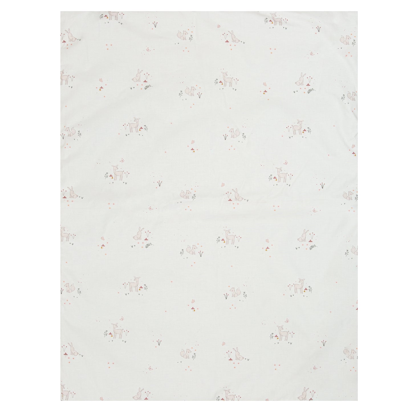 Funda nórdica Minicuna + relleno Deer Blanco Rosa Minicuna (61x83)