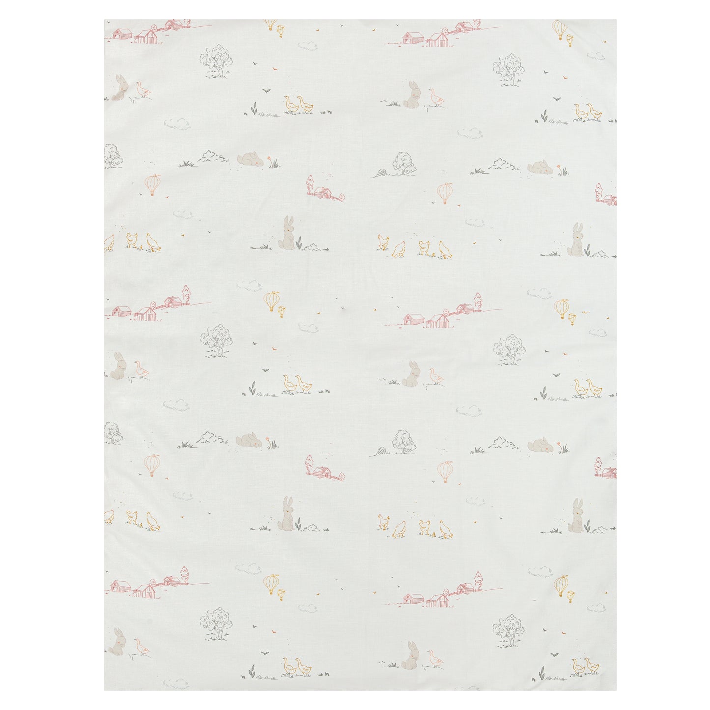 Funda nórdica Minicuna + relleno Campo Blanco Lino Minicuna (61x83)