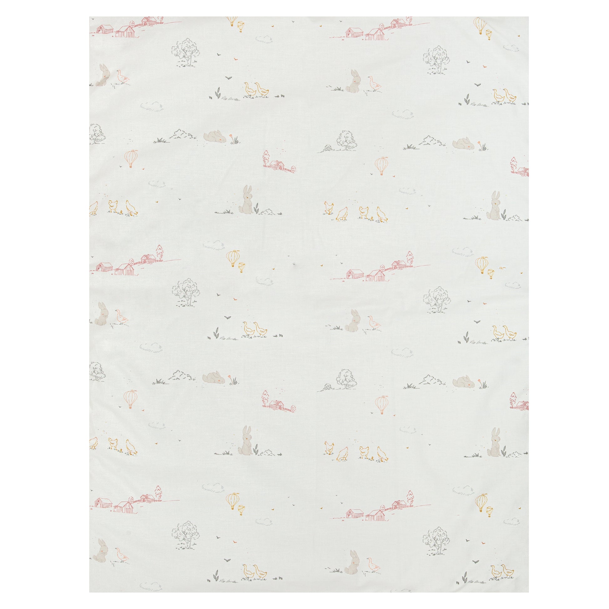 Funda nórdica Minicuna + relleno Campo Blanco Lino Minicuna (61x83)