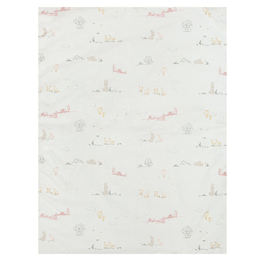 Funda nórdica Minicuna + relleno Campo Blanco Lino Minicuna (61x83)