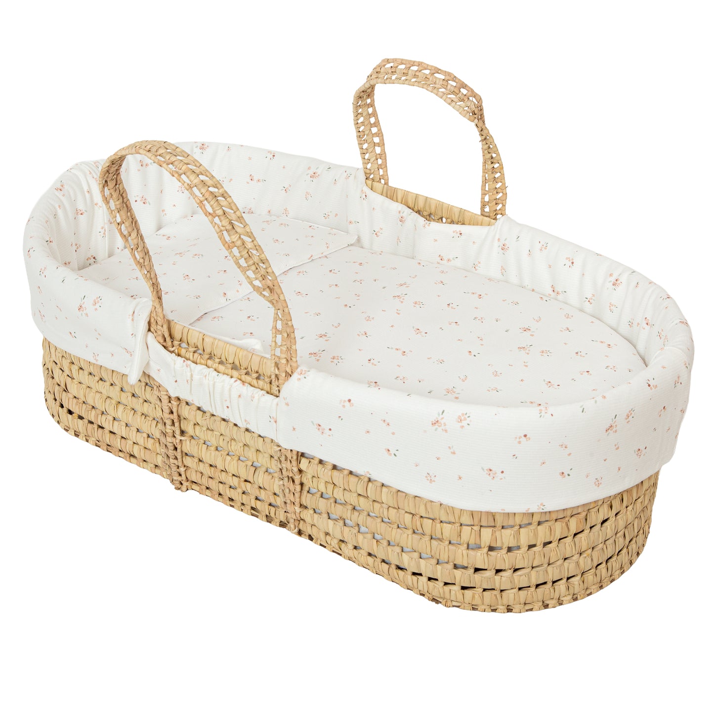 Funda interior capazo Monet Blanco Rosa coche/capazo 40x80