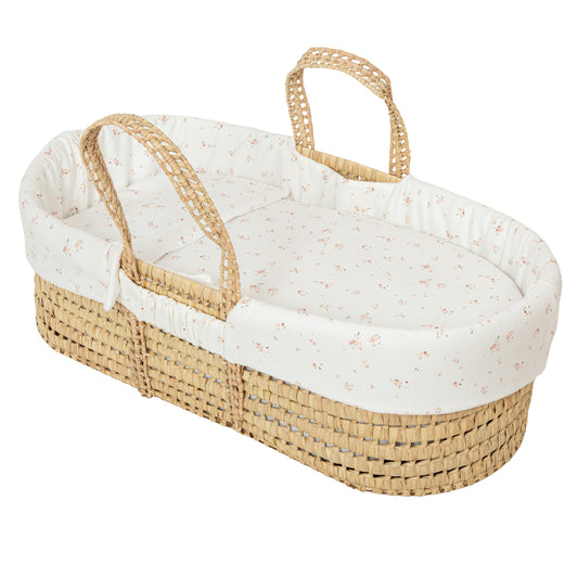 Funda interior capazo Monet Blanco Rosa coche/capazo 40x80