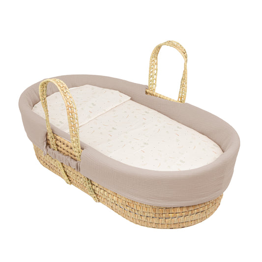 Colcha y Almohada moisés Botanic Beig Coche (40x80)