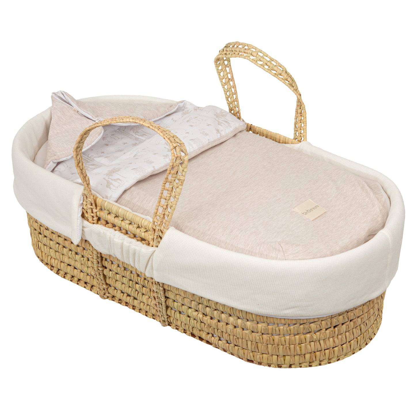 Saco Capazo con Capucha Noe Blanco Lino 35x72