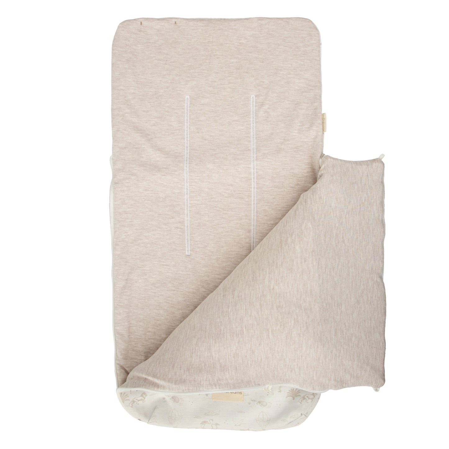 Saco Capazo con Capucha Noe Blanco Lino 35x72