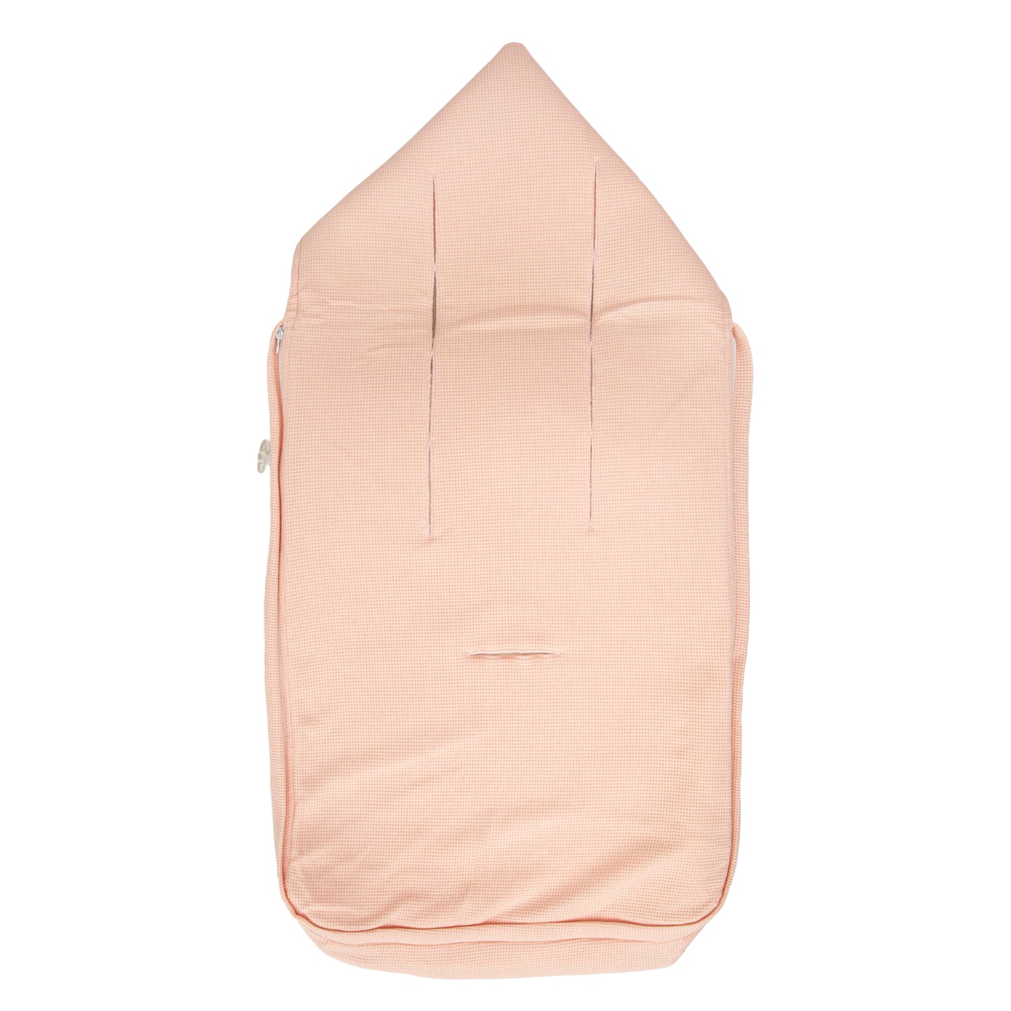 Saco Capazo con Capucha Dafne Blanco Rosa 35x72