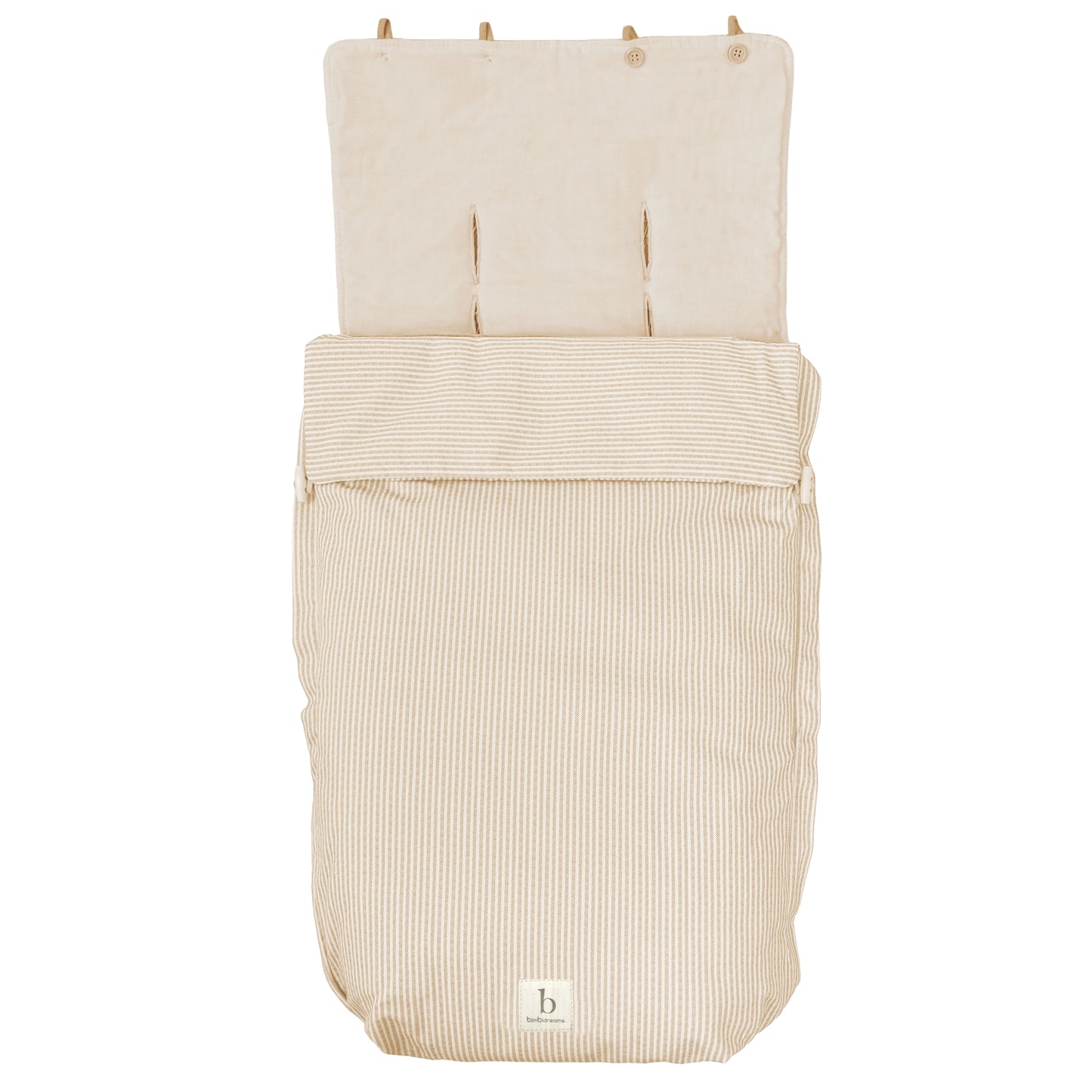 Saco Capazo con Capucha Veneto Blanco Lino