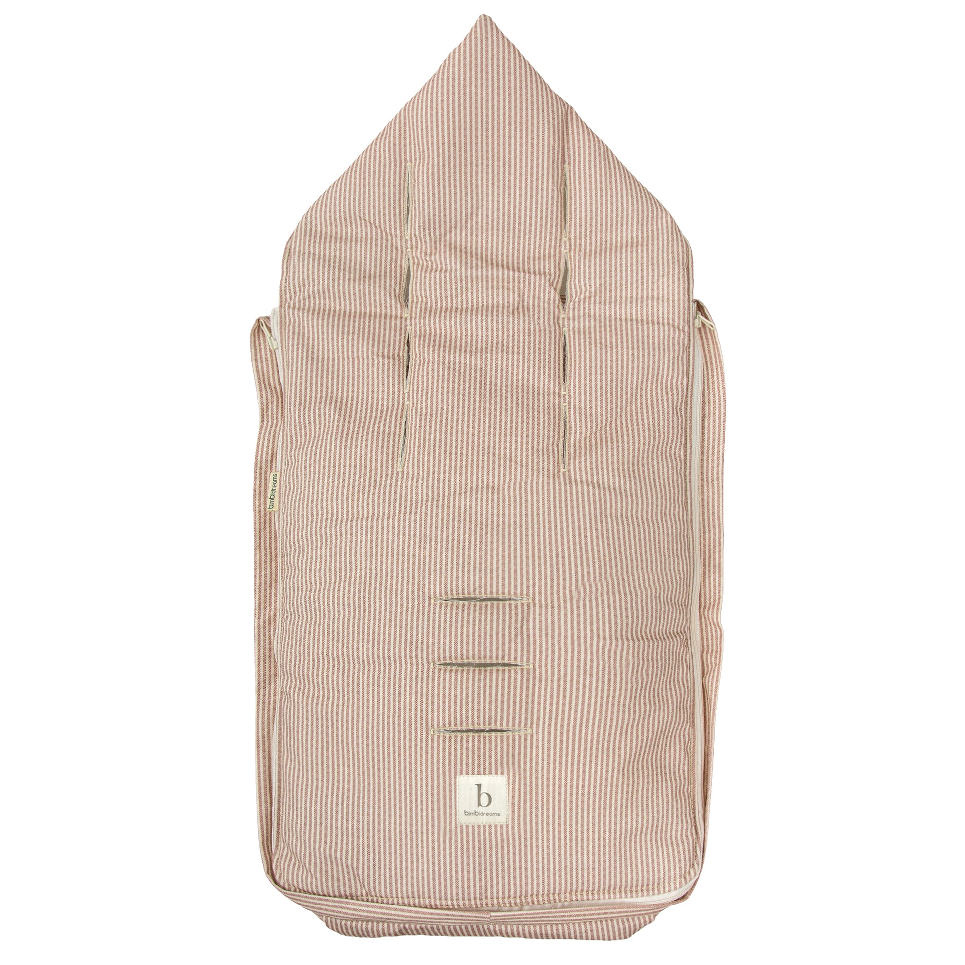 Saco Capazo con Capucha Veneto Blanco Terracota