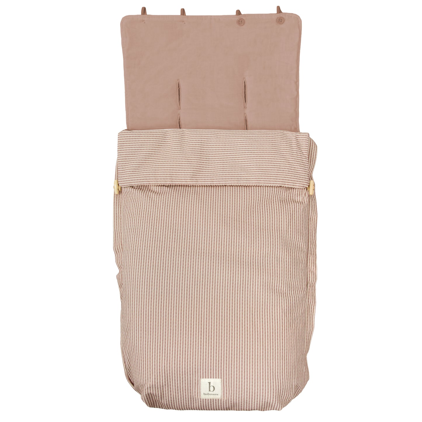 Saco Capazo con Capucha Veneto Blanco Terracota