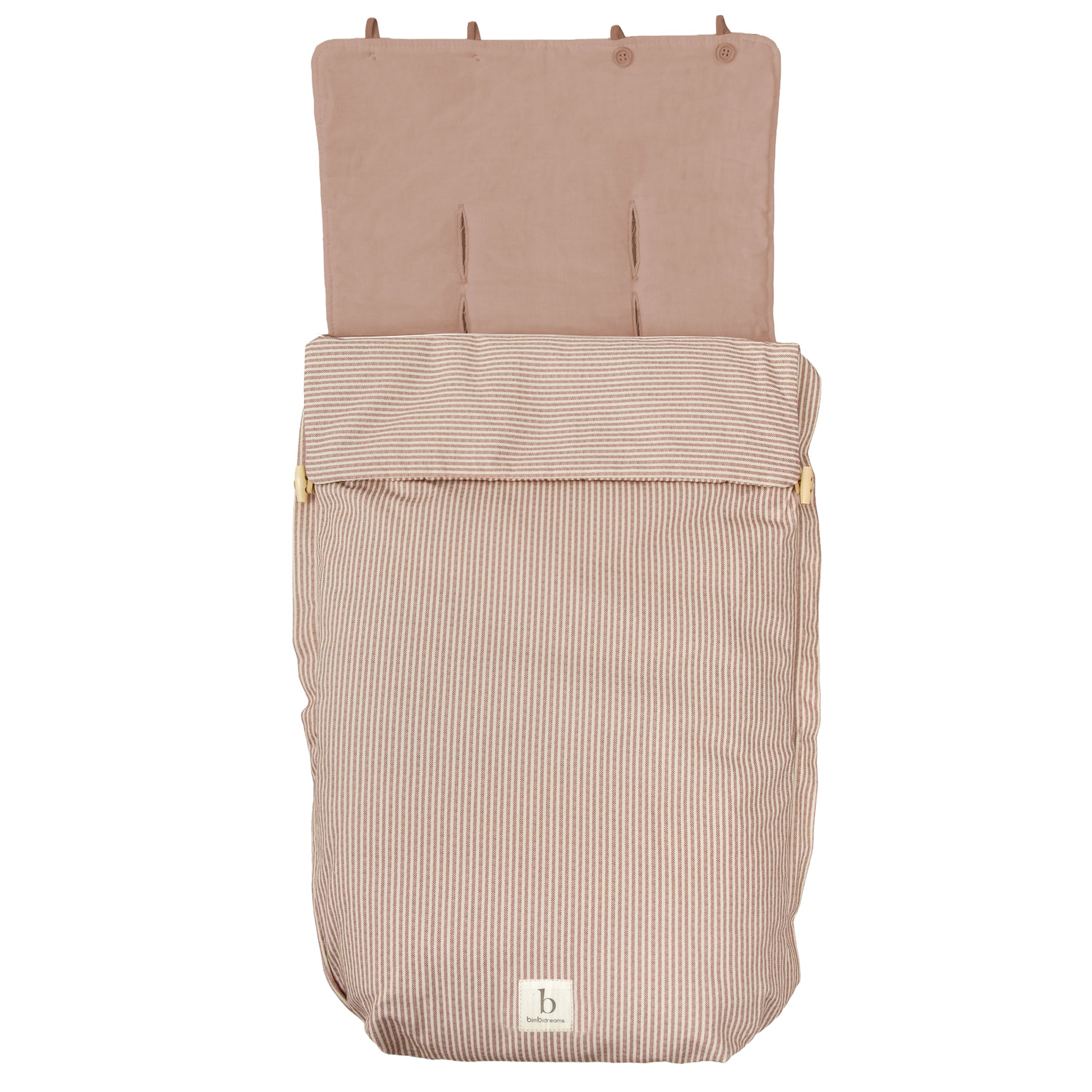 Saco Capazo con Capucha Veneto Blanco Terracota