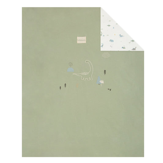 Funda Nórdica Trex Blanco Verde 80x100