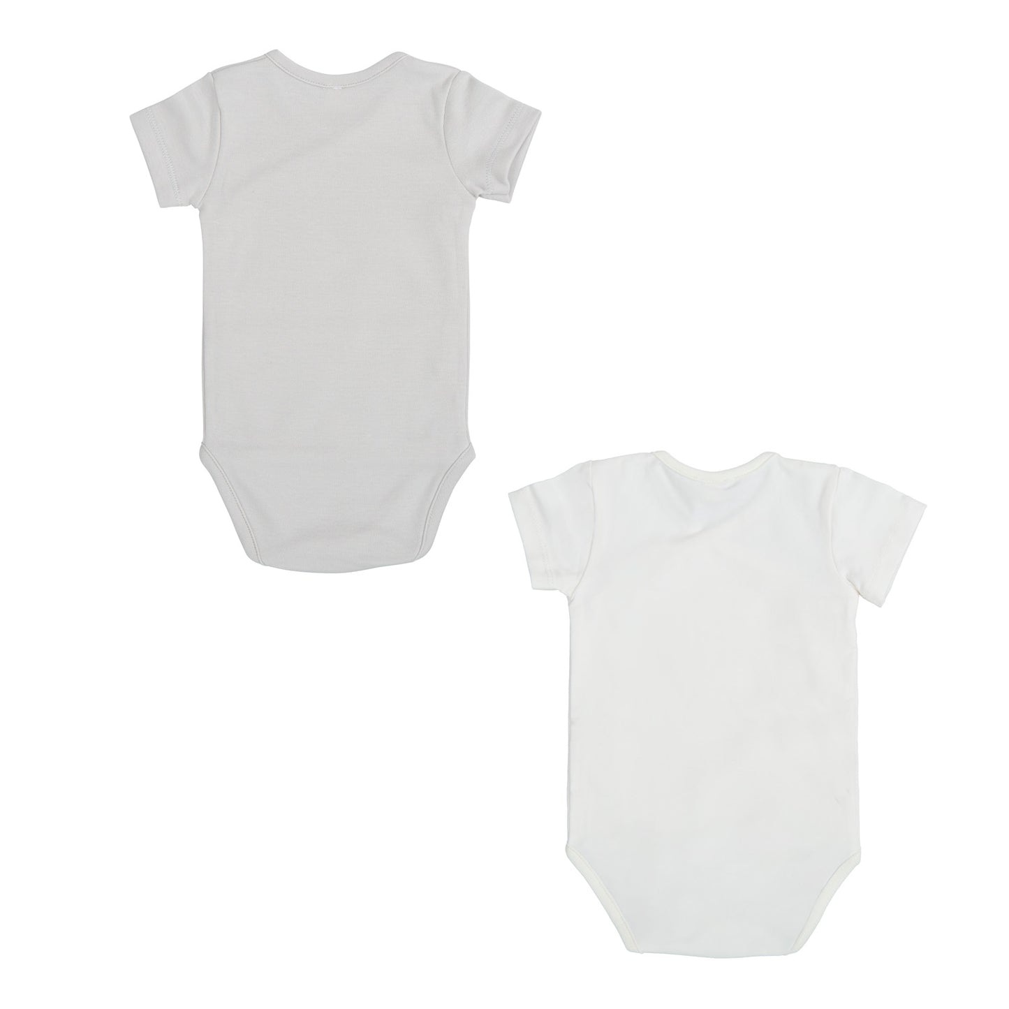 Body bebé manga corta pack 2 love Gris 0-1 Mes 2