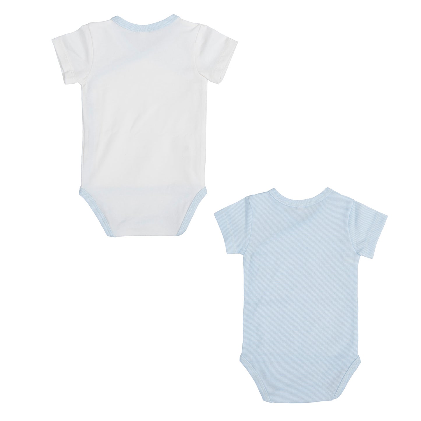 Body bebé manga corta pack 2 nuvola Azul 0-1 Mes 2
