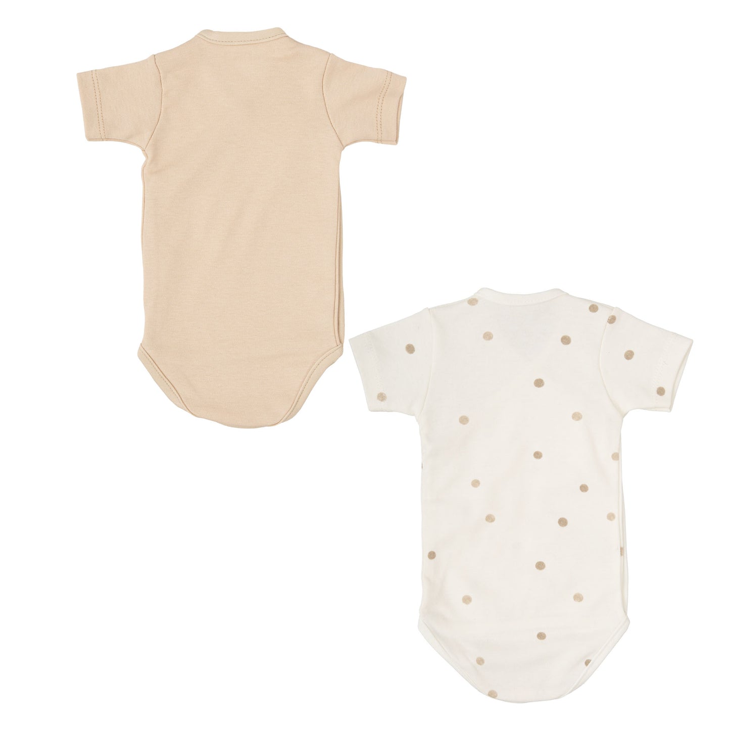 Body bebé manga corta pack 2 Ocean Beig 0-1 Mes 2