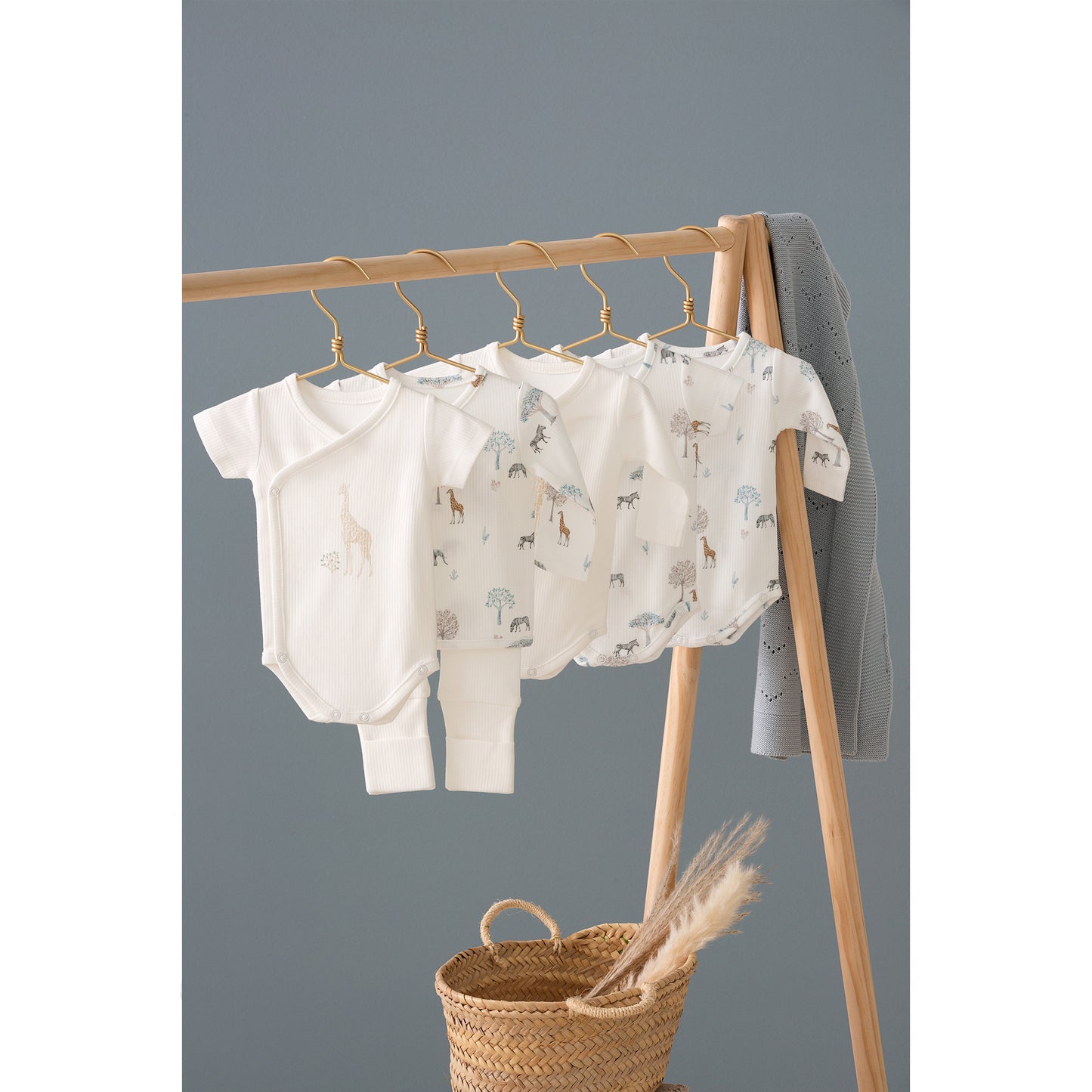 Body bebé manga corta pack 2 Tanzania Blanco 0-1 Mes