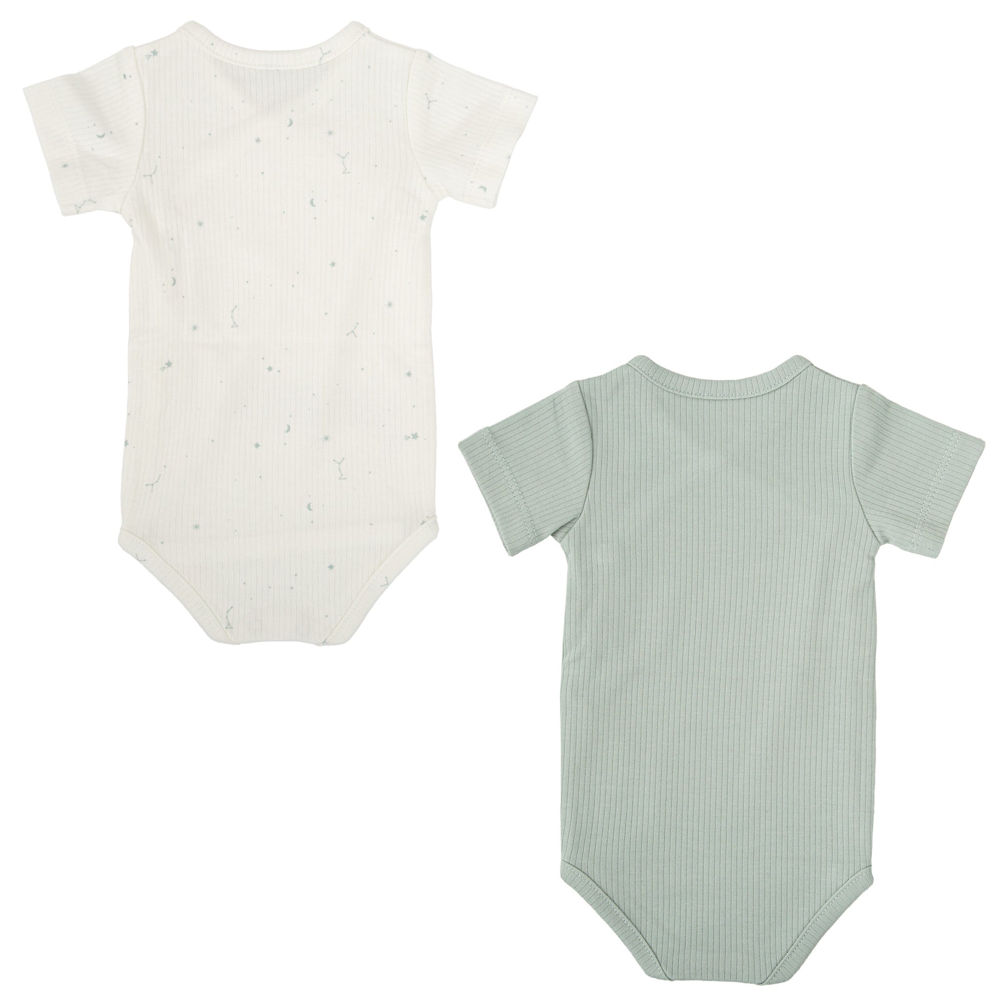 Body bebé manga corta pack 2 Orion Azul 0-1 Mes 2