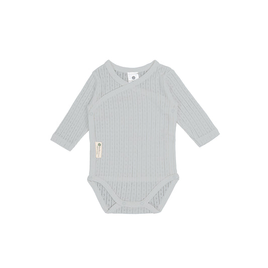 Body bebé manga larga Gris 3Meses