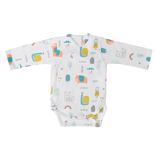 Body Manga Larga Forest Multicolor