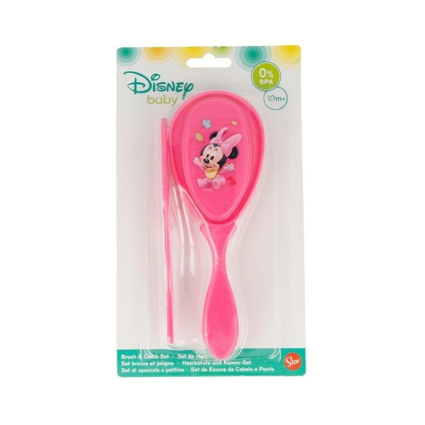 Set cepillo y peine Minnie Disney para bebé