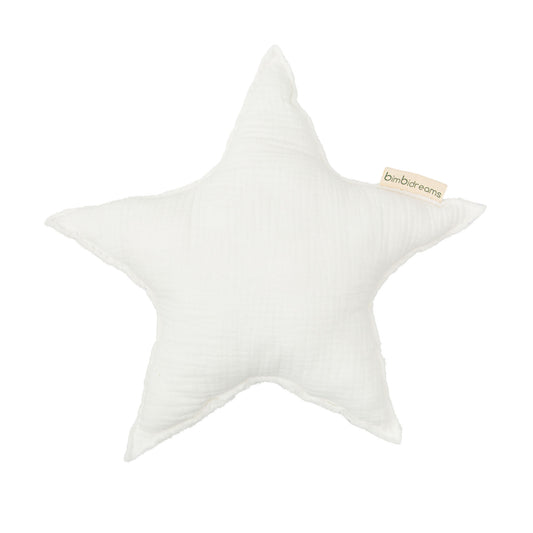 Cojín decorativo estrella Matalase Blanco 60x60