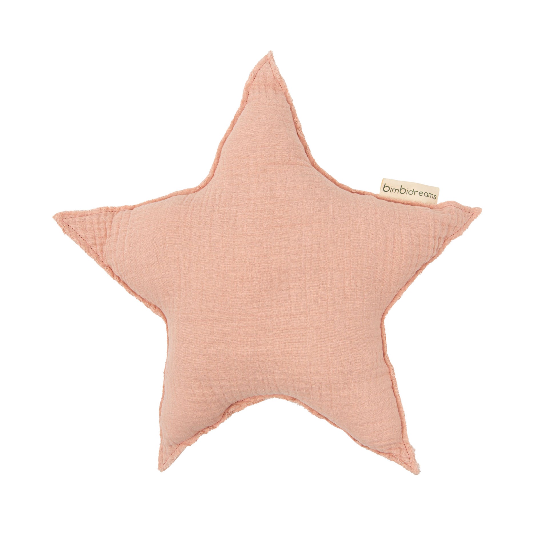 Cojín decorativo estrella Matalase Rosa Empolvado 60x60