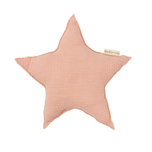 Cojín decorativo estrella Matalase Rosa Empolvado 60x60