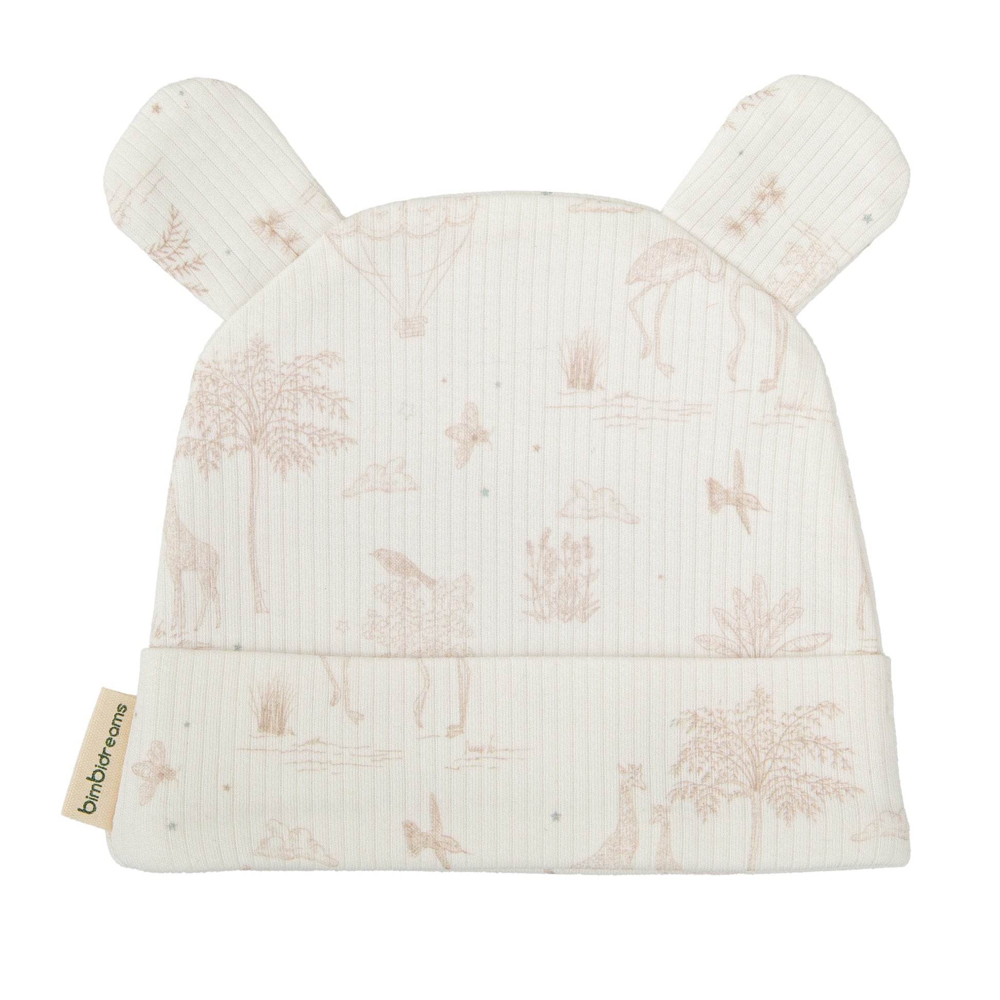 Gorro bebé Noe Blanco Lino 0-1 Mes