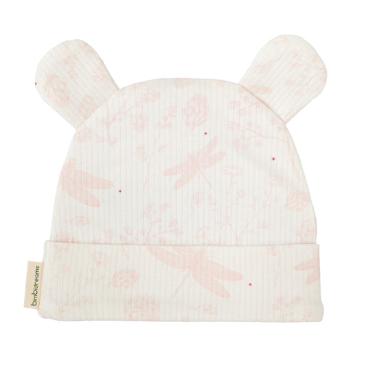 Gorro bebé Dafne Blanco Rosa 0-1 Mes