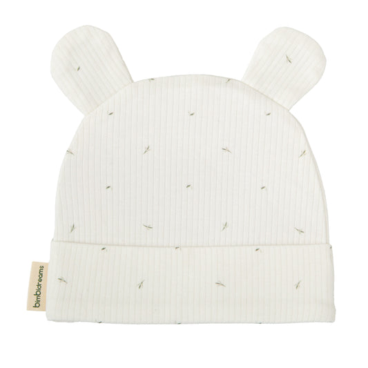 Gorro bebé Cornelia Blanco Verde 0-1 Mes