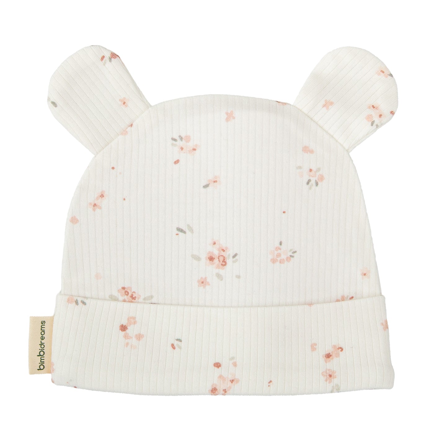 Gorro bebé Monet Blanco Rosa 0-1 Mes