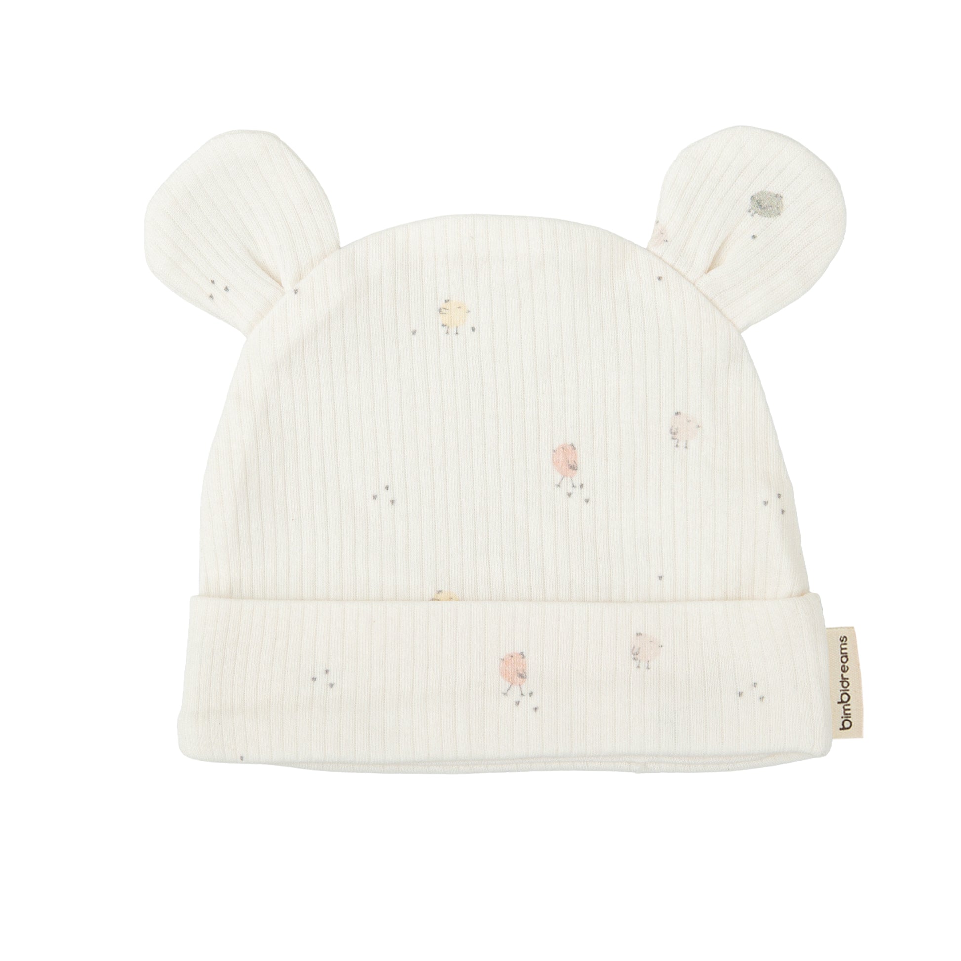 Gorro bebé Chicks Blanco Verde 0-1 Mes