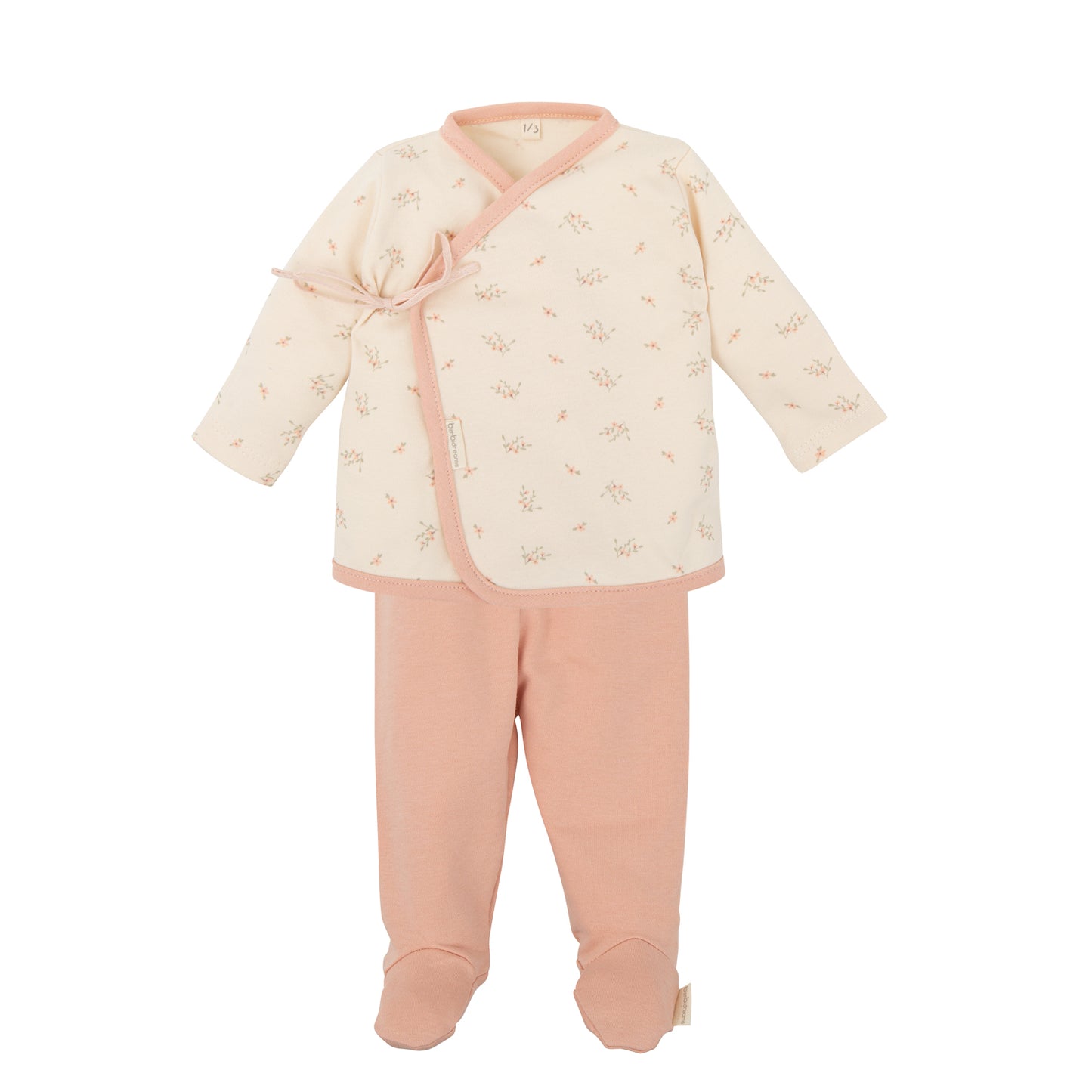 Conjunto jubon y polaina Dalia RE Rosa Empolvado 1-3 Meses